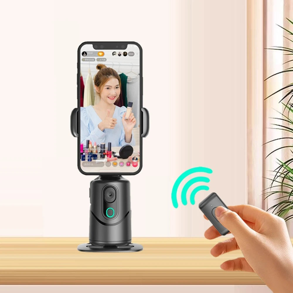 Smart Auto Face Tracking Gimbal Stabilizer 360°Rotation Selfie Stick Tripod with Gesture Control for Mobile Smartphone Camera
