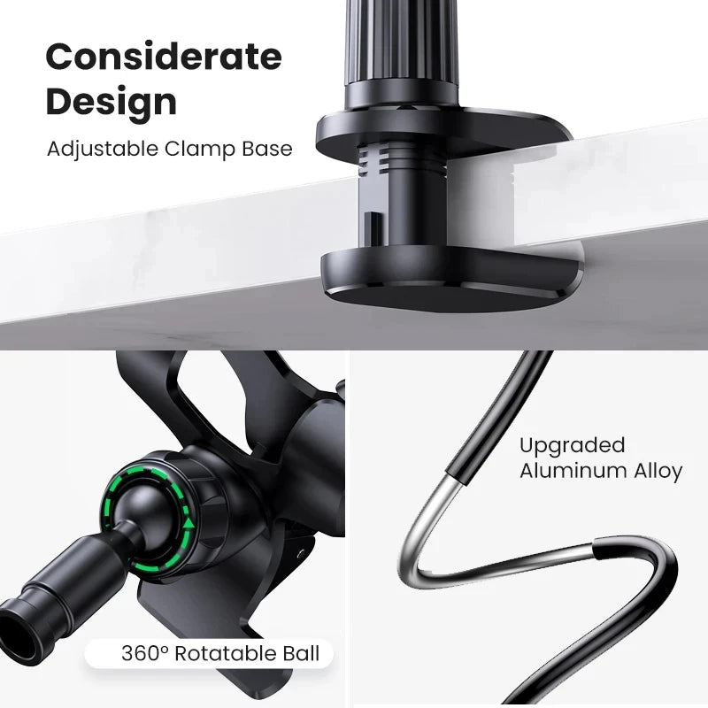 Universal Mobile Phone Stand Adjustable Lazy Stand Rotatable Bedside Stand Desktop Live  Streaming Selfies Phone