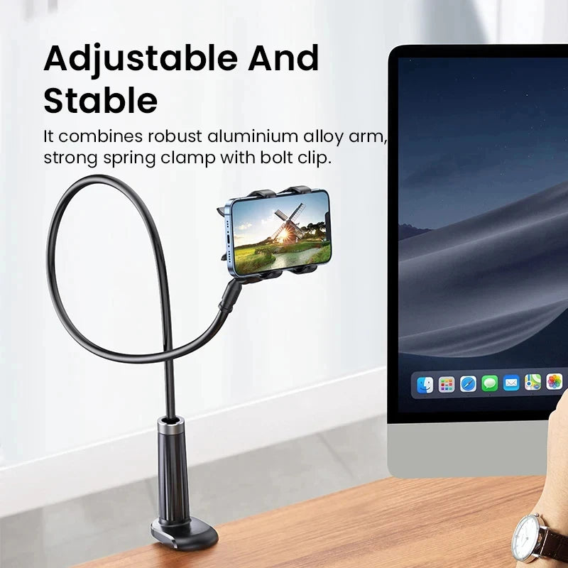 Universal Mobile Phone Stand Adjustable Lazy Stand Rotatable Bedside Stand Desktop Live  Streaming Selfies Phone