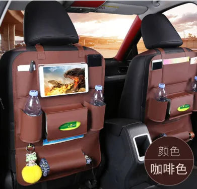 Car Seat leather Organizer for kids