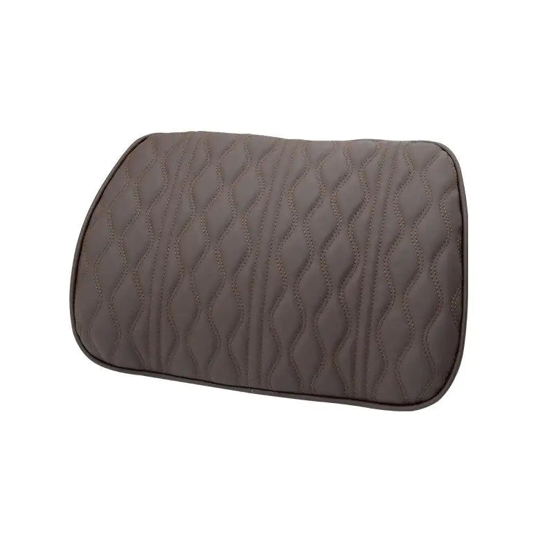 leather Car headrest, car neck pillow, backrest, car seat, universal car lumbar support set