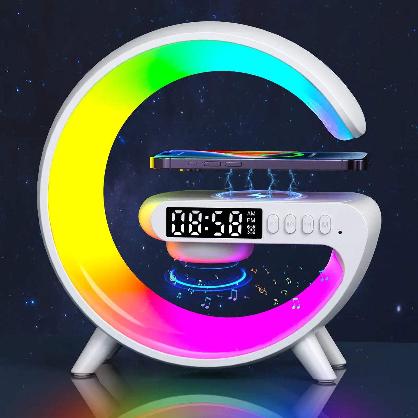 Phone Charger wireless Stand With Speaker