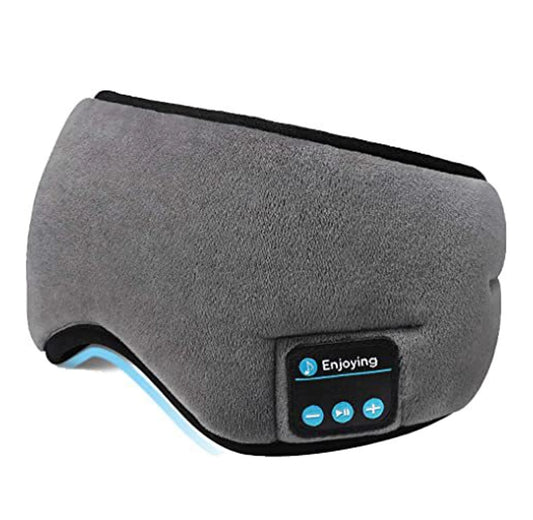 Sleep mask with Wireless headphones to block light and reduce noise