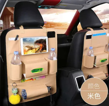 Car Seat leather Organizer for kids