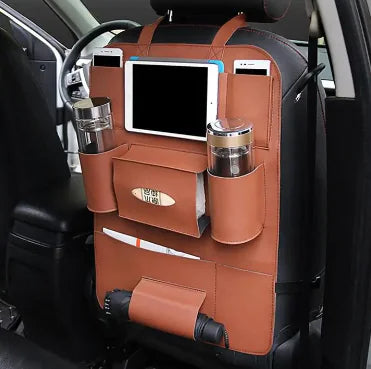 Car Seat leather Organizer for kids