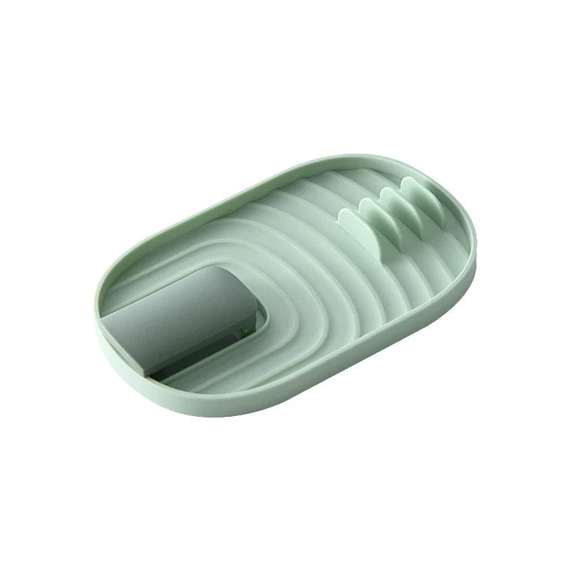 1Pcspatula Rack Pot Lid Rack Shelves Counter Top Shovel Spoon Shelf Soup Spoon Pad Put Soup Spoon Chopsticks Holder