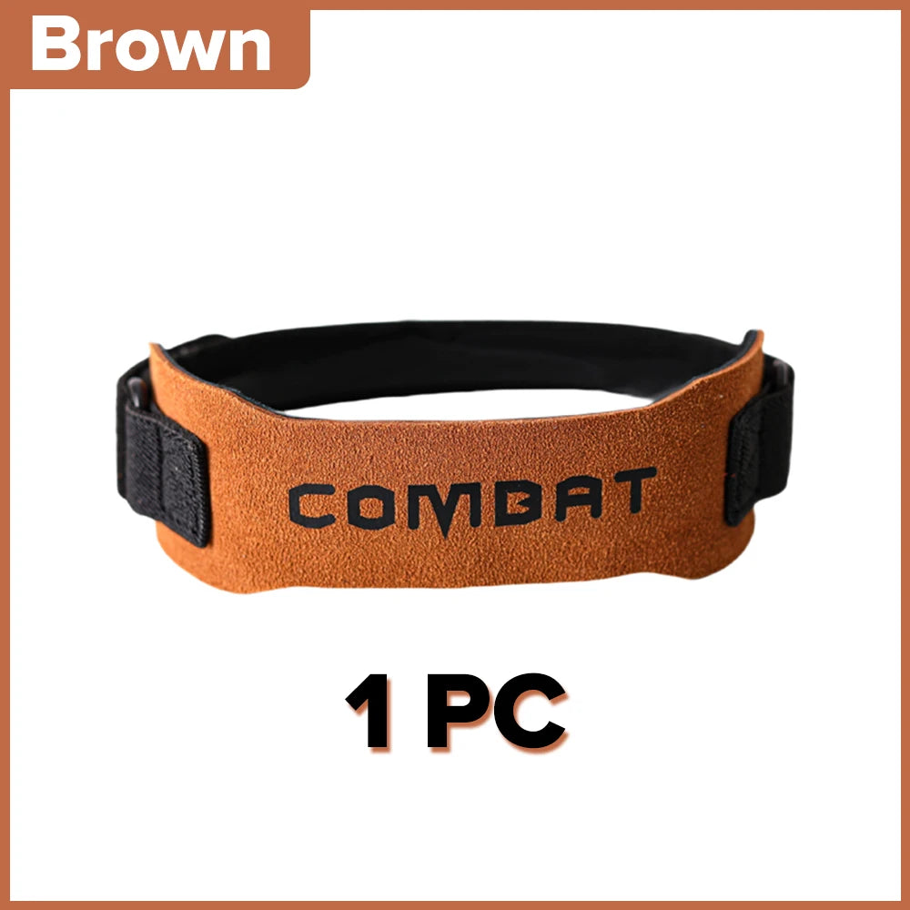 Leather Patellar Strap Knee Pads Support For Fitnes Sport Gym workouts Running Adjustable Band Knee Strap【1PC】