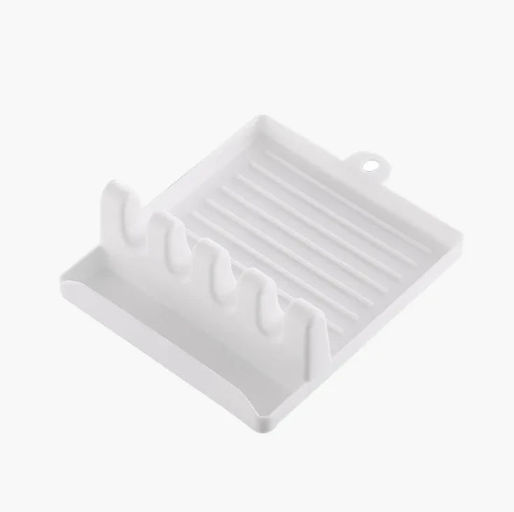 1Pcspatula Rack Pot Lid Rack Shelves Counter Top Shovel Spoon Shelf Soup Spoon Pad Put Soup Spoon Chopsticks Holder