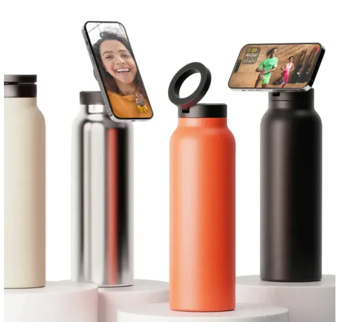 Magnetic phone holder combination