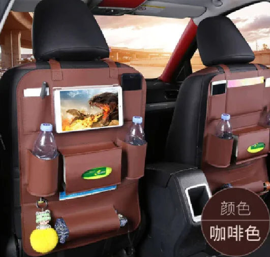 Car Seat leather Organizer for kids