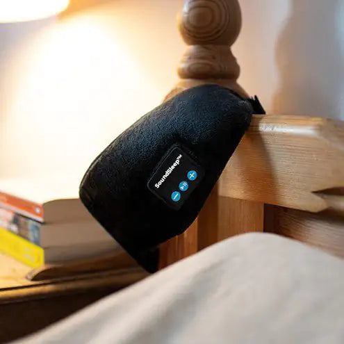 Sleep mask with Wireless headphones to block light and reduce noise