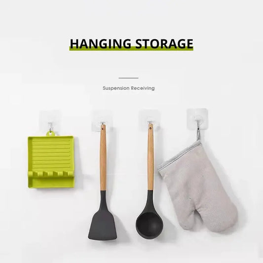 1Pcspatula Rack Pot Lid Rack Shelves Counter Top Shovel Spoon Shelf Soup Spoon Pad Put Soup Spoon Chopsticks Holder