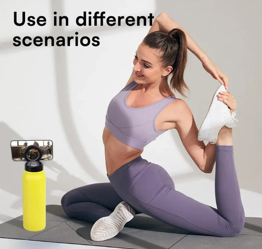 Magnetic phone holder combination