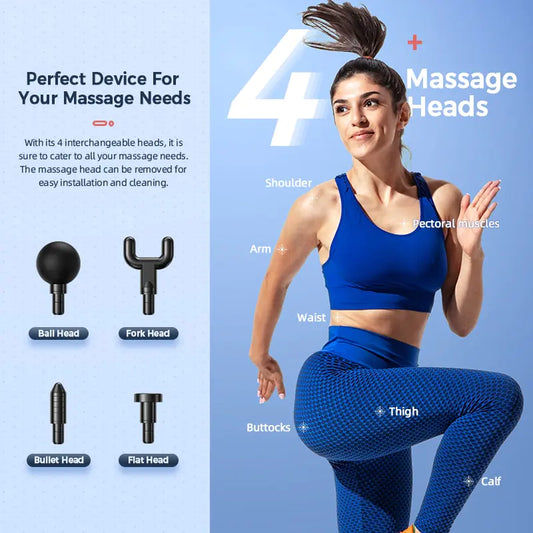 Massage Gun Portable Percussion Pistol Massager
